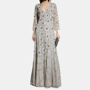 Aidan Mattox Beaded Tulle Gown Size 16